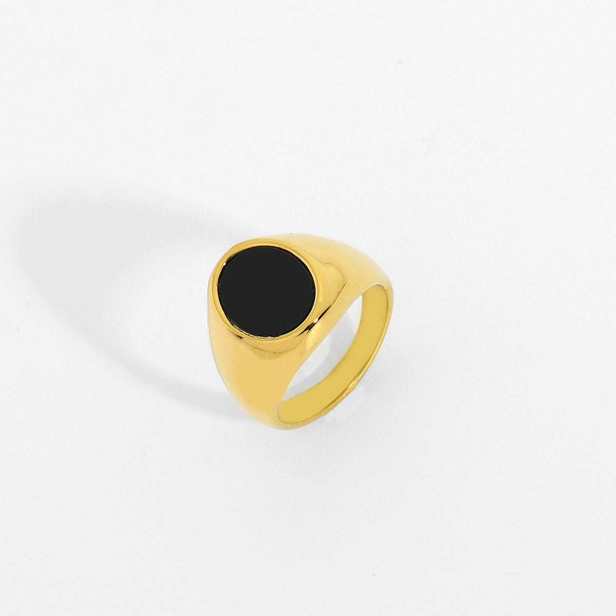 Stainless Steel Ring 18K Gold Plated Ring - L’Heure Marquée 