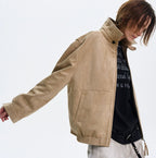 The Old Money Vibe Vintage Suede Jacket - L’Heure Marquée 