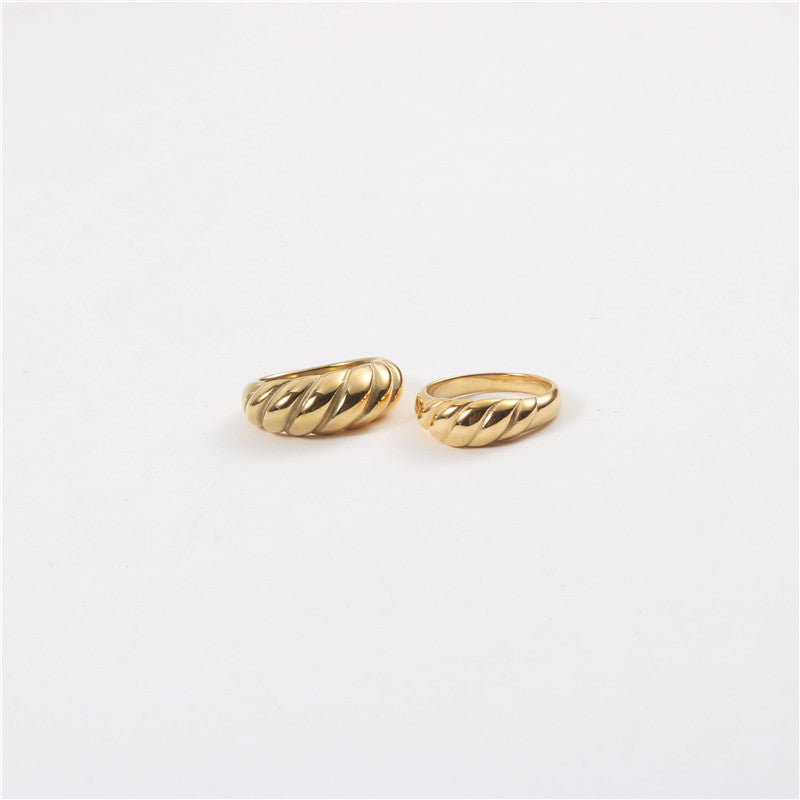 Women Titanium Steel Ring - L’Heure Marquée 