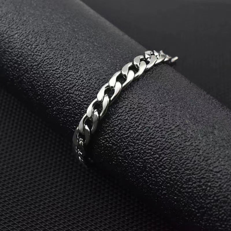 Men Fashion Cuban Chain Bracelet - L’Heure Marquée 
