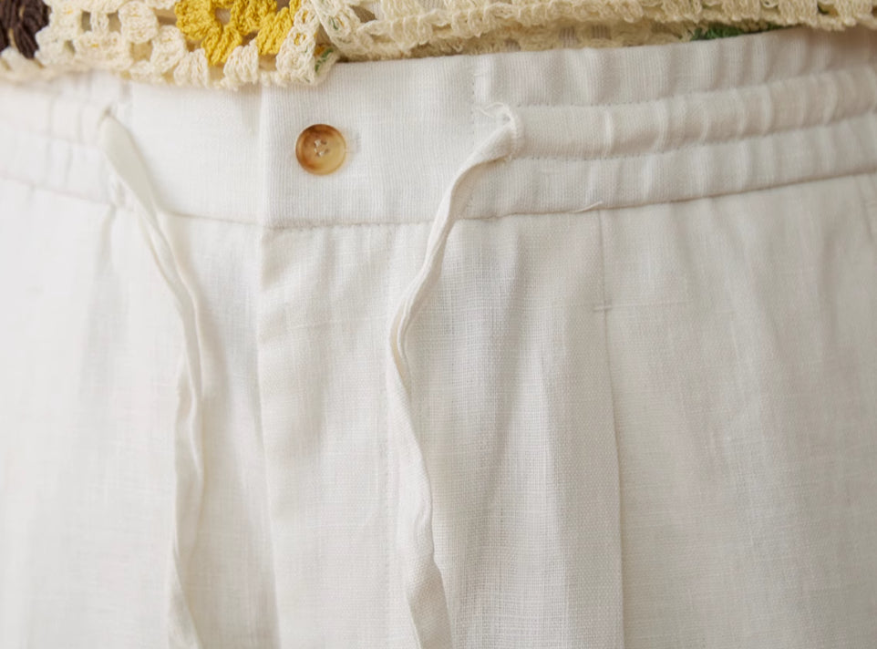 Loose High Waist Old Money Style Trousers - L’Heure Marquée 