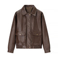 Retro Old Money Style Motorcycle Jacket - L’Heure Marquée 