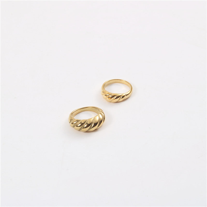 Women Titanium Steel Ring - L’Heure Marquée 