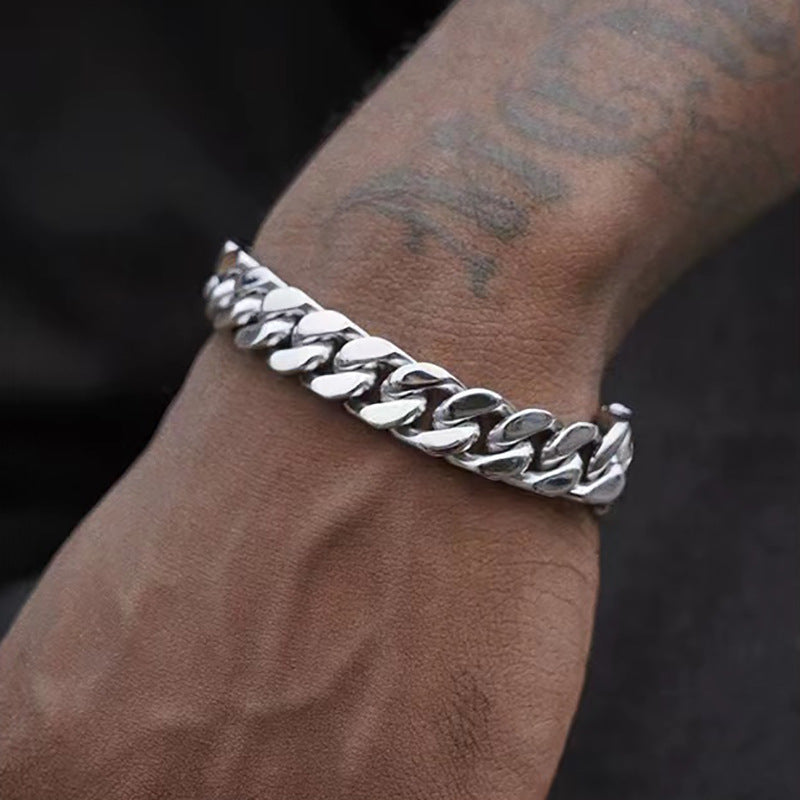 Men Fashion Cuban Chain Bracelet - L’Heure Marquée 