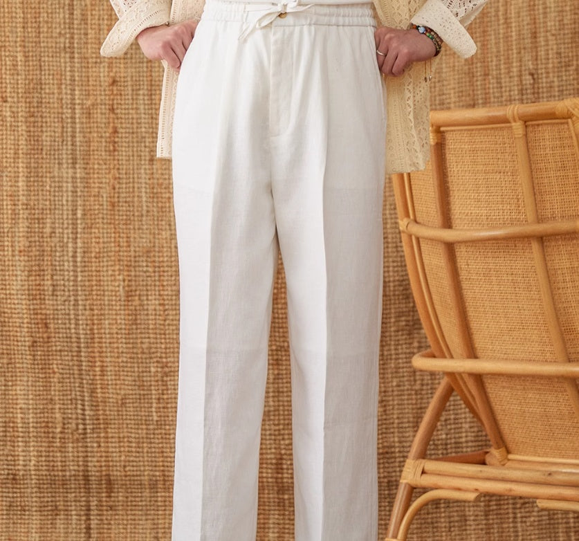 Loose High Waist Old Money Style Trousers - L’Heure Marquée 