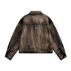 Punk Waste Soil Tie-dye Do The Old Cowboy Coat - L’Heure Marquée 