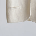 Old Money Style Round Neck Golden Bean Buckle Knitted Vest - L’Heure Marquée 