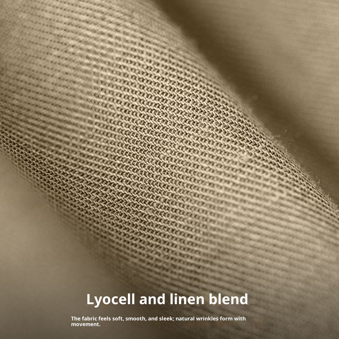 Old Money Style Thin Draping Linen Khaki Baker Pant - L’Heure Marquée 