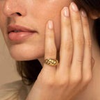 Women Titanium Steel Ring - L’Heure Marquée 
