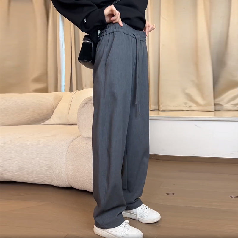 Large Size Minimalist Design Suit Pant - L’Heure Marquée 