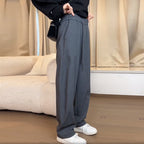 Large Size Minimalist Design Suit Pant - L’Heure Marquée 