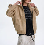 The Old Money Vibe Vintage Suede Jacket - L’Heure Marquée 
