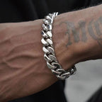 Men Fashion Cuban Chain Bracelet - L’Heure Marquée 