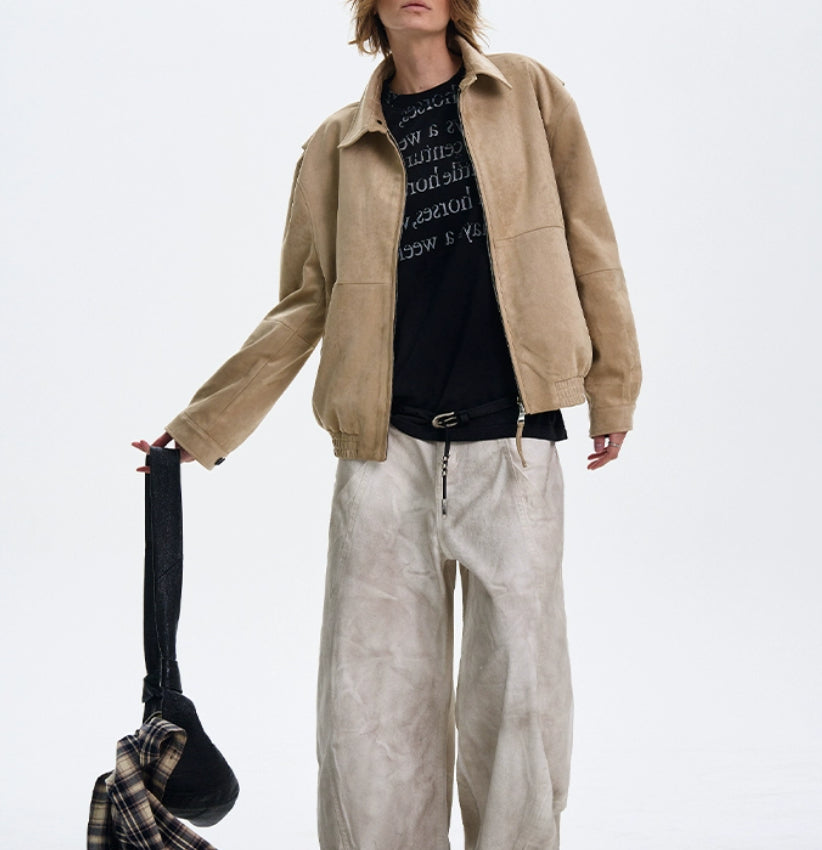 The Old Money Vibe Vintage Suede Jacket - L’Heure Marquée 