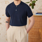 Linen Blended Men's Young Old Money Style Sweater - L’Heure Marquée 