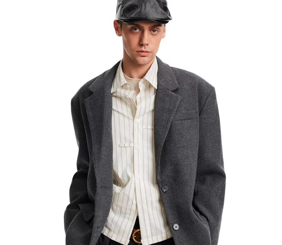 Lightweight Luxury Old-money-style White Duck Down Jacket - L’Heure Marquée 