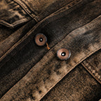 Punk Waste Soil Tie-dye Do The Old Cowboy Coat - L’Heure Marquée 