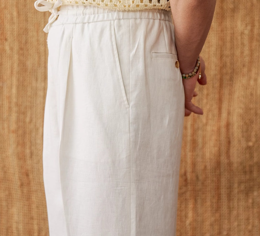 Loose High Waist Old Money Style Trousers - L’Heure Marquée 