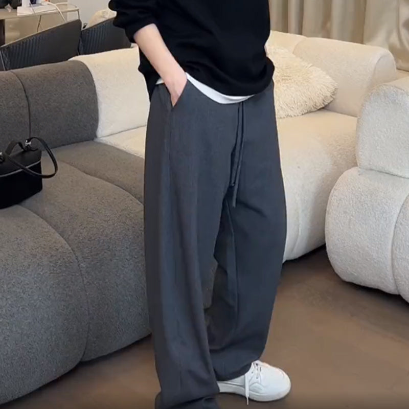 Large Size Minimalist Design Suit Pant - L’Heure Marquée 