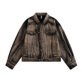 Punk Waste Soil Tie-dye Do The Old Cowboy Coat - L’Heure Marquée 