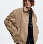The Old Money Vibe Vintage Suede Jacket - L’Heure Marquée 