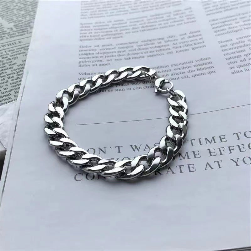Men Fashion Cuban Chain Bracelet - L’Heure Marquée 